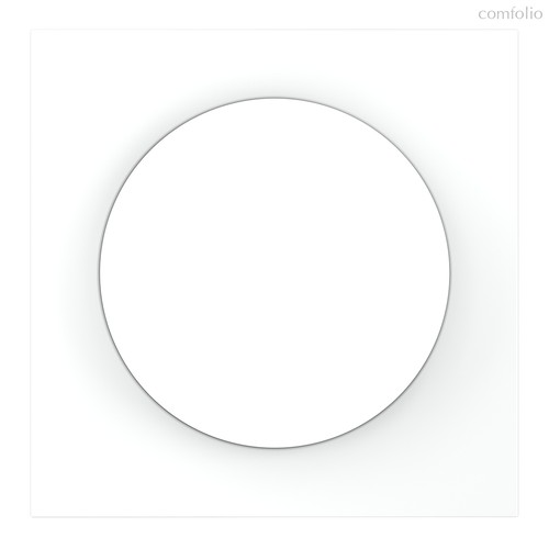 Накладка для светорегулятора поворотно-нажимного, S70 белый матовый - Voltum