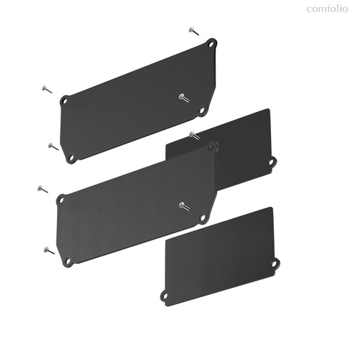 Заглушка декоративная черная 2шт. + фиксирующая черная 2шт. для профиля ALM-9940-SC - Maytoni