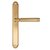 Дверная ручка на планке Fratelli Cattini "ENCIA" PL01-OLV полированная латунь - Fratelli Cattini