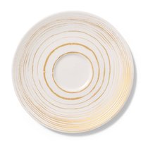 Блюдце для чашки чайно-кофейной Dibbern Золотые кольца, фарфор костяной - Dibbern