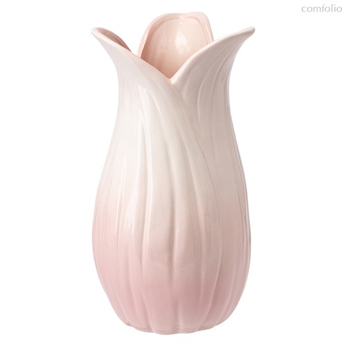 Ваза Petal нежно-розового цвета из коллекции Blossom, 26 см - Tkano