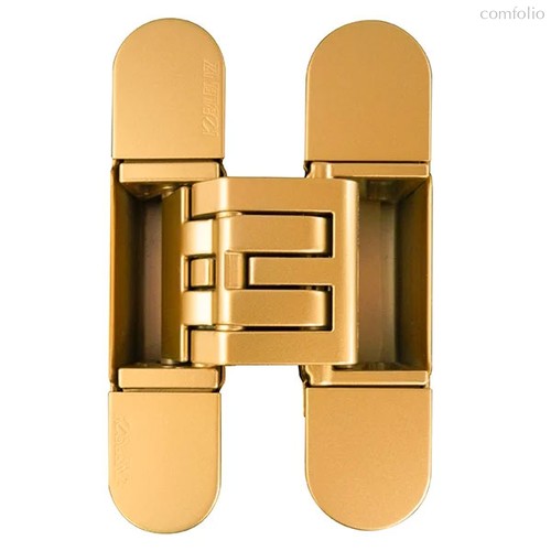 KUBICA HYBRID K6360 38CM OS петля скрытая универсальная асимметричная, цвет МАТОВОЕ ЗОЛОТО (60 kg) - Koblenz