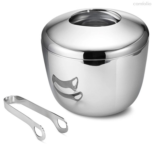 Ведерко и щипцы для льда Georg Jensen Скай 15 см - Georg Jensen