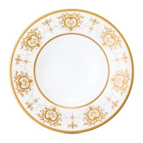 Тарелка для пасты Narumi Золотая тиара 29 см, фарфор костяной - Narumi