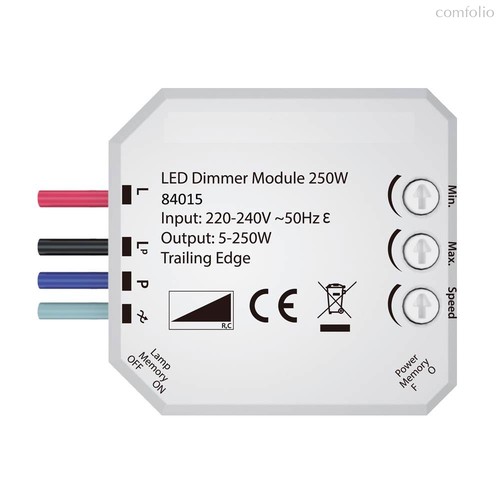 Механизм кнопочного диммера 250 Вт - Rikett