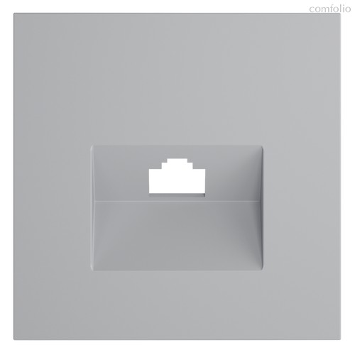 Накладка для розетки компьютерной RJ45 кат.6, S70 серый - Voltum