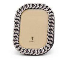 Рамка для фото L’Objet Куба 13х18 см, платина, п/к - L’Objet