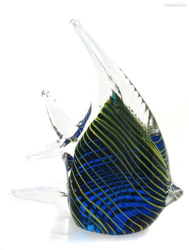 Фигурка Полосатая скалярия 12х13 см - Art Glass