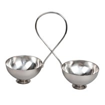 Емкость для подачи закусок/снэков двойной 410 мл d 12,1 см h7 см нерж. P.L. - P.L. Proff Cuisine