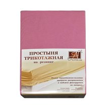 ПТР-СР-090 Сухая Роза простыня трикотажная на резинке 090х200х20