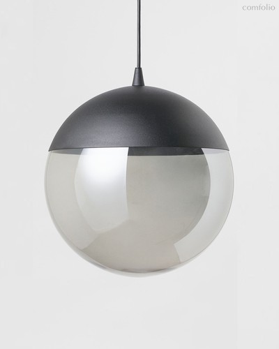 Светильник Уорд с дымчатым плафоном, цвет черный - Louvre Home