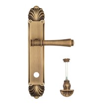 Дверная ручка Venezia Callisto WC-4 на планке PL87 матовая бронза