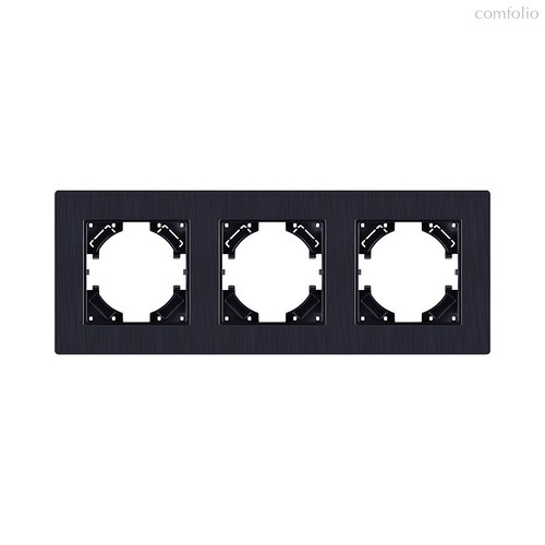 Рамка 3-постовая, черный Kollinger Eleganz Plex EP3BK - Kollinger