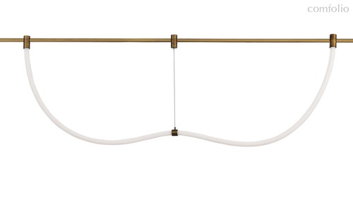 LED, Line, DC24V, 30Вт, 1200Лм, D22xL2000 мм, Ra90, 360°, 3000К, IP20, темная бронза, центральное крепление в комплекте светильник для Magnet Modular System «CODE 1.2» - Donolux