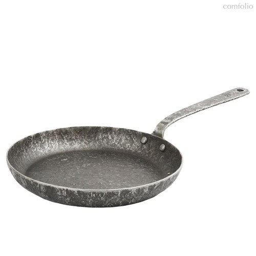 Сковорода для подачи 24 см h3,3 см круглая "Vintage Blued" углерод. сталь ИНДУКЦИЯ P.L. - P.L. Proff Cuisine