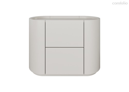Тумба прикроватная Lagom 2 ящика ширина 60 см (дымка) - Ellipse