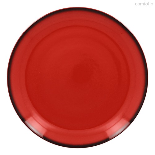 Тарелка круглая RAK Porcelain LEA Red 27 см (красный цвет), цвет красный, 27 см - RAK Porcelain