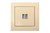 Розетки и выключатели: Устройство зарядное USB (A+A) 3,4А, слоновая кость, Classic - Kanlux