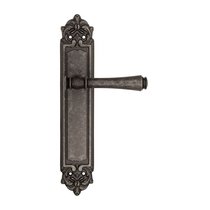 Дверная ручка Venezia Callisto на планке PL96 античное серебро - Venezia Collezione