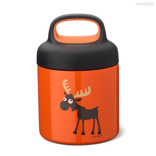 Термос для еды LunchJar™ Moose 0.3л оранжевый, цвет оранжевый - Carl Oscar