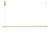Supreme подвесной LED светильник D22xL1500хW60хH2000мм, 30W, 806Лм, 3000К, 110°, Ra>90, IP20, длина троса - 2000 мм, цвет латунь, блок питания в комплекте - Donolux