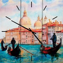 Лодочники в Венеции 50х50 см, 50x50 см - Dom Korleone