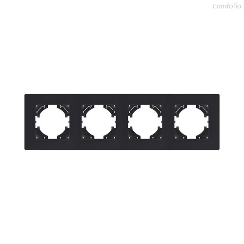 Рамка 4-постовая, черный матовый Kollinger Aspekt AT4BM - Kollinger