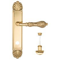 Дверная ручка Venezia Monte Cristo WC-2 на планке PL87 полированная латунь - Venezia Collezione