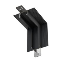 Коннектор угловой внутренний, встраиваемый под ГКЛ 12,5 мм Basity, черный - Maytoni