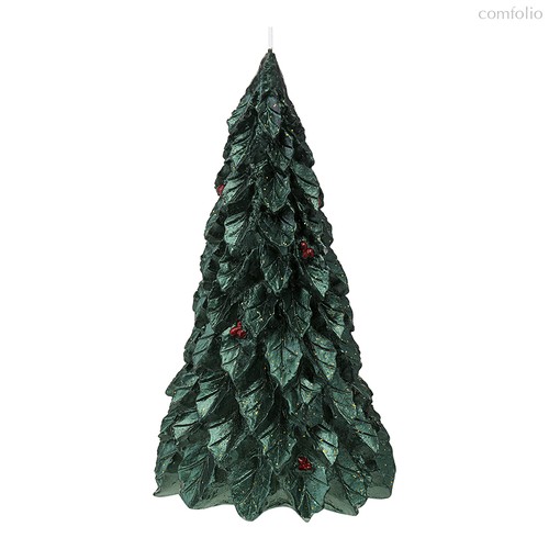 Свеча декоративная Festive flame из коллекции New Year Essential, 19,5 см - Tkano