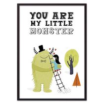 Монстр "Little monster", 40x60 см - Dom Korleone