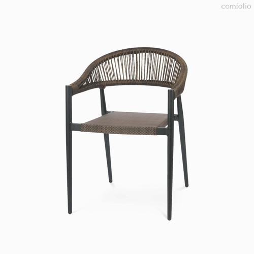 Обеденный стул Zoe, цвет коричневый/черный - Cosmo