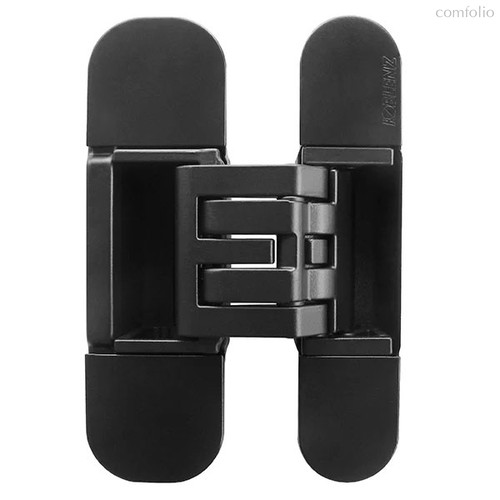 KUBICA HYBRID K6360 45CM NR петля скрытая универсальная асимметричная, цвет ЧЕРНЫЙ (60 kg) - Koblenz