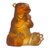 Фигурка Decor de table Медведь, хрусталь, янтарная, п/к - Decor De Table