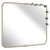 Зеркало настенное МЁД (M), цвет Состаренное серебро - Covali