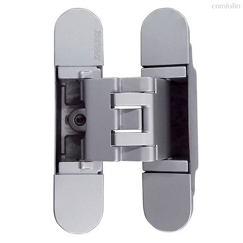 KUBICA 3000 DXSX, CR.SAT петля скрытая универсальная для дверей с притвором до 10мм МАТ. ХРОМ (60кг) - Koblenz