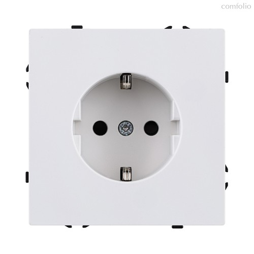 Розетка штепсельная SCHUKO 16A/250 В, белый глянцевый Kollinger Eclipse EC-014WG - Kollinger