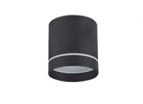 LED Barell светильник накладной, 23Вт, D128хH133мм, 2225Лм, 120°, 4000К, IP20, Ra80, PF65, 220-245В, черный RAL9005, источник питания в комплекте - Donolux