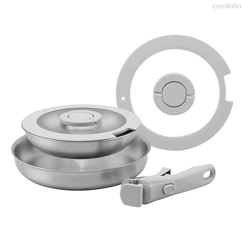 Набор посуды для приготовления со съемной ручкой 3Ply Balance, 5 предметов - Smart Solutions