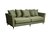 Диван Сорренто (Sorrento) 220 трехмест., велюр оливковый Colt1002-OLIV 220x101x88см - Garda Decor