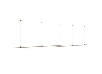 Magnet Modular System «CODE 1.2», L2000х2хH95-3000 мм (высота регулируется), DC24V, подвесное основание для модульных светильников, темная бронза, блок питания в комплект не входит - Donolux