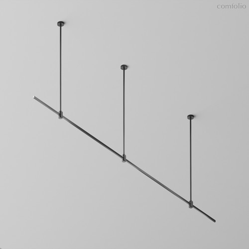 Готовая конструкция прямая на жестких подвесах Long H745мм без светильников и без блока питания, латунь - Maytoni