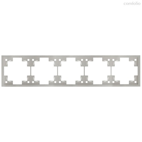 Пятиместная рамка 35850 PL, платина - Rikett