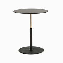 Кофейный столик Odri Single диаметр 50, цвет черный - Cosmo