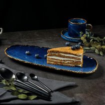 Блюдо овальное 34,6*14,8 см h2,8 см Aqua Blue P.L. Proff Cuisine - P.L. Proff Cuisine