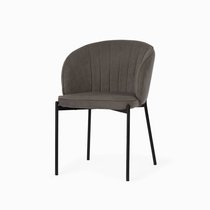 Обеденный стул Fuoco, цвет серый/черный - Cosmo Red