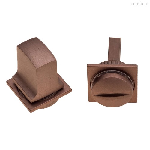 Фиксатор поворотный на MINI квадратном основании Fratelli Cattini WC-8 4FS-CU матовая медь - Fratelli Cattini