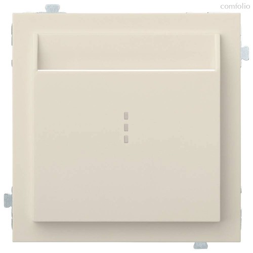 Лицевая панель для карточного выключателя 35731 MC, кремовый сатин - Rikett