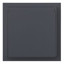 Розетка в сборе IP44 35946 BT, базальт - Rikett