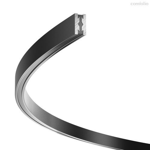 Шинопровод круглый из полукругов 1500мм Flarity черный - Maytoni